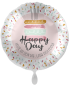Preview: Folienballon - Happy Day - ø 43cm